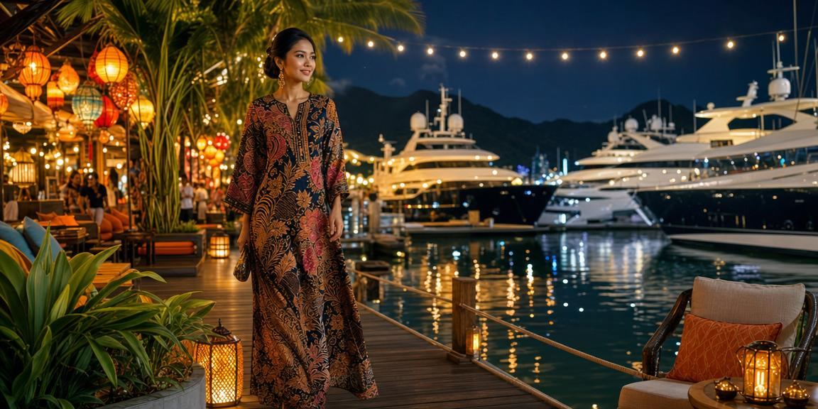 Pemain VIP menerima bonus perayaan untuk permainan popular di Langkawi dengan pakaian batik
